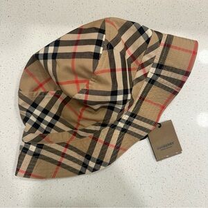 Burberry Classic Plaid Bucket Hat- Baby Hat